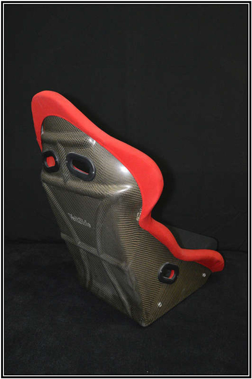 VeilSide VS D-1R Bucket Racing Seat Carbon Red Center/Black